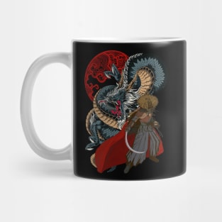 Japanese Dragon Warrior Mug